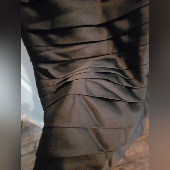 New Calvin Klein Choclate Brown Ribbon Dress Size 2 - Picture 3 of 10
